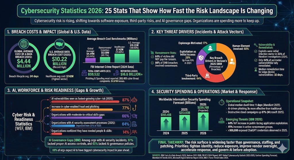 cybersecurity statistics
